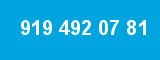 919 492 07 81 919 492 07 81